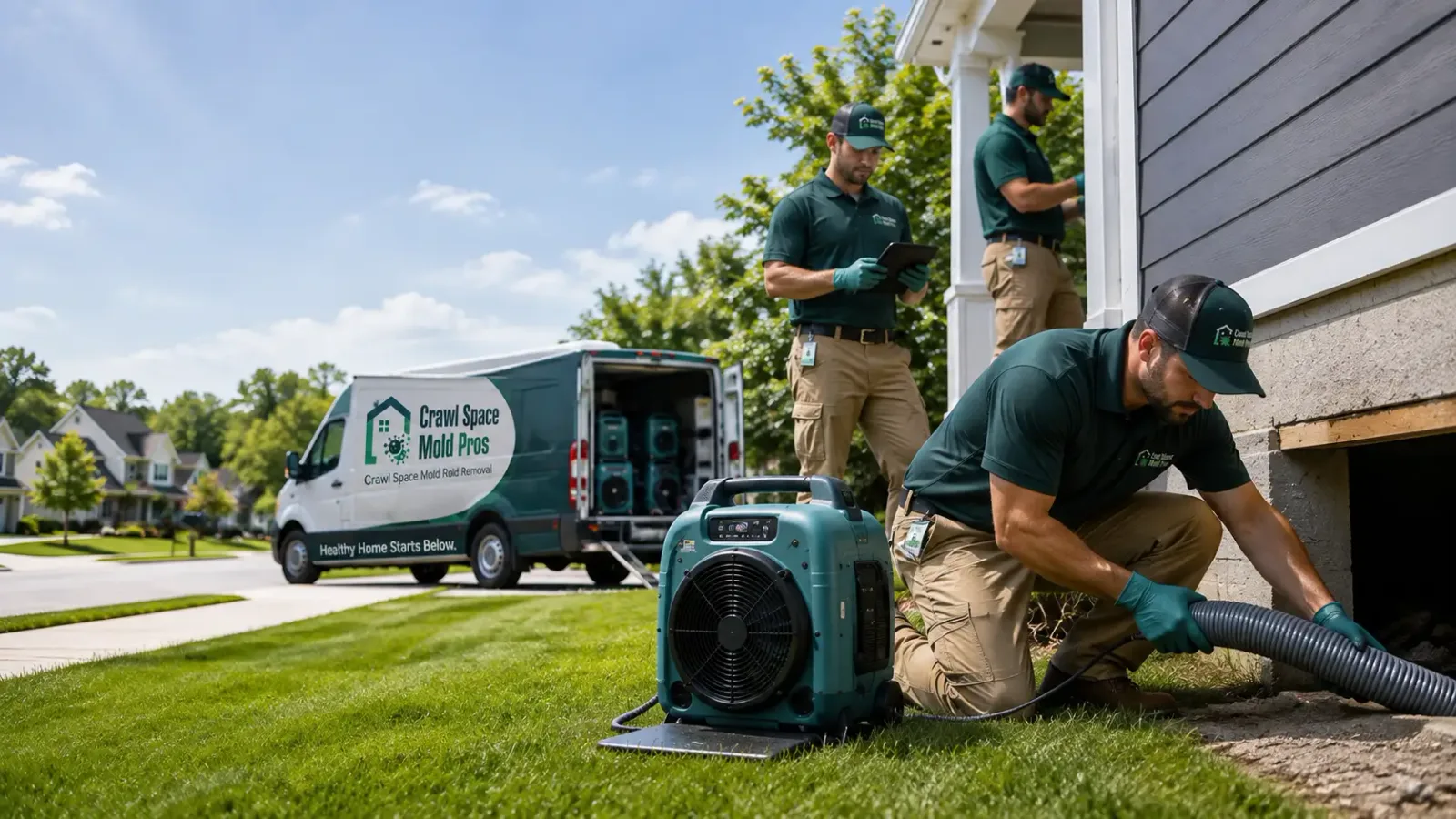 Crawl Space Mold Removal in Clever, MO